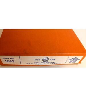 Hub Rite 50 Premium Sheet Protectors .005 Gauge Punched Edge 8.5 x 11 New